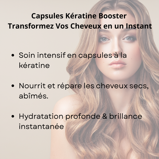 Capsules Soin Intense | Kératine & Huiles Essentielles | x30 doses